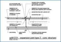 Expansion Joint Type 2 - Concrete Structure